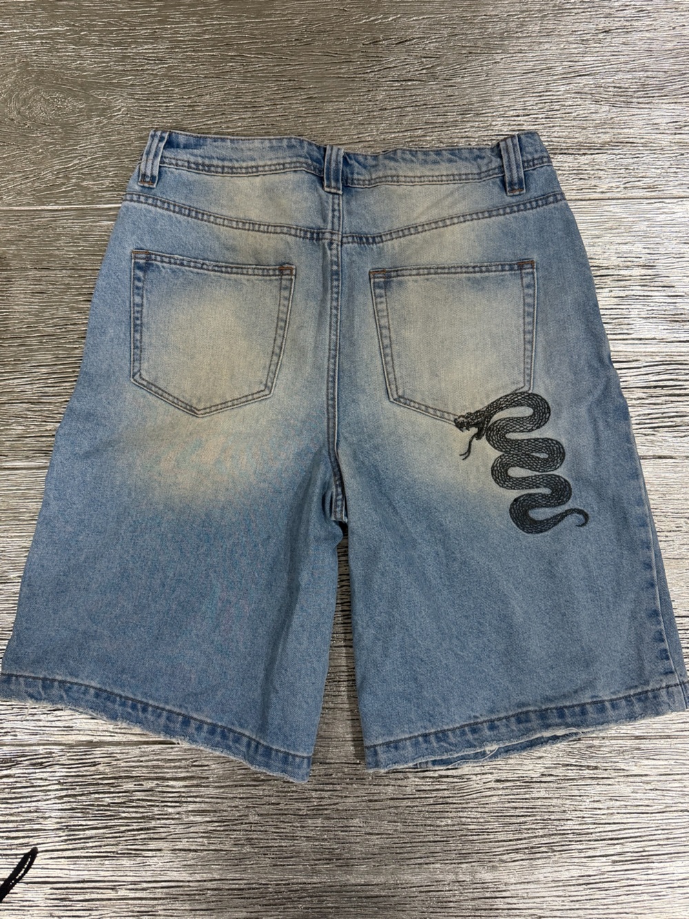 RSQ Light Blue Relaxed Denim Shorts